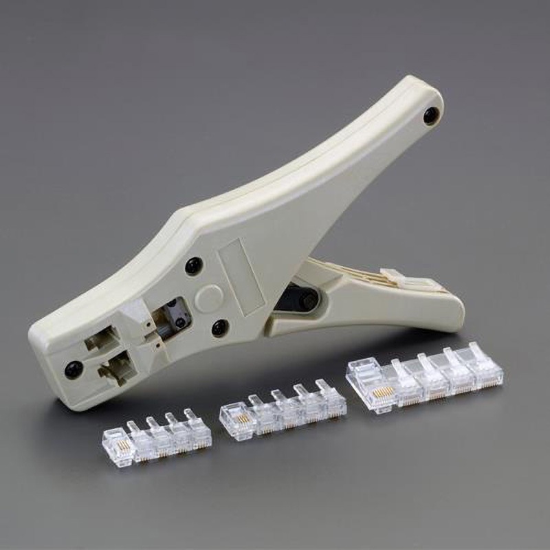 EA538DE-62 圧着ペンチ(モジュラー端子用) 1丁 エスコ 【通販モノタロウ】