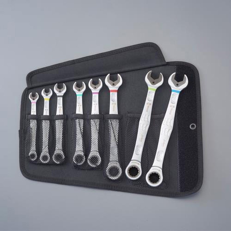 EA614WA-200 コンビネーションレンチ(ラチェット式) エスコ 1セット(8本) EA614WA-200