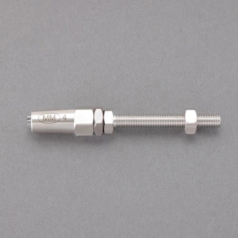 EA638JB-134 ワイヤー止め金具(ステンレス製) エスコ 適合ワイヤ径4mm  EA638JB-134