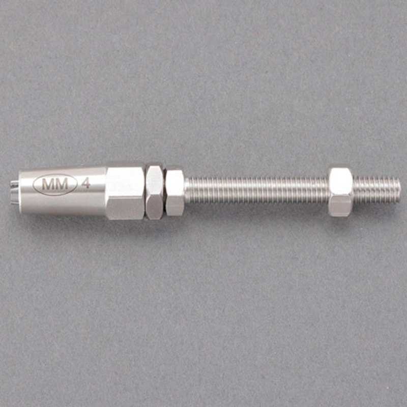 EA638JB-134 ワイヤー止め金具(ステンレス製) エスコ 適合ワイヤ径4mm