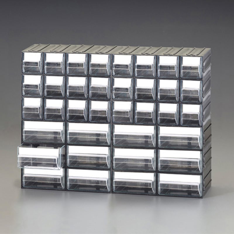 EA661CM-41 8列 6段 連結収納(引き出し) 1セット エスコ 【通販モノタロウ】