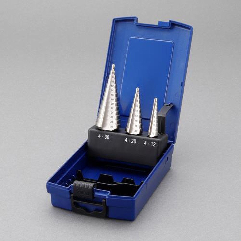 EA825SB-100 ステップドリル(HSS) エスコ 1セット(3本) EA825SB-100