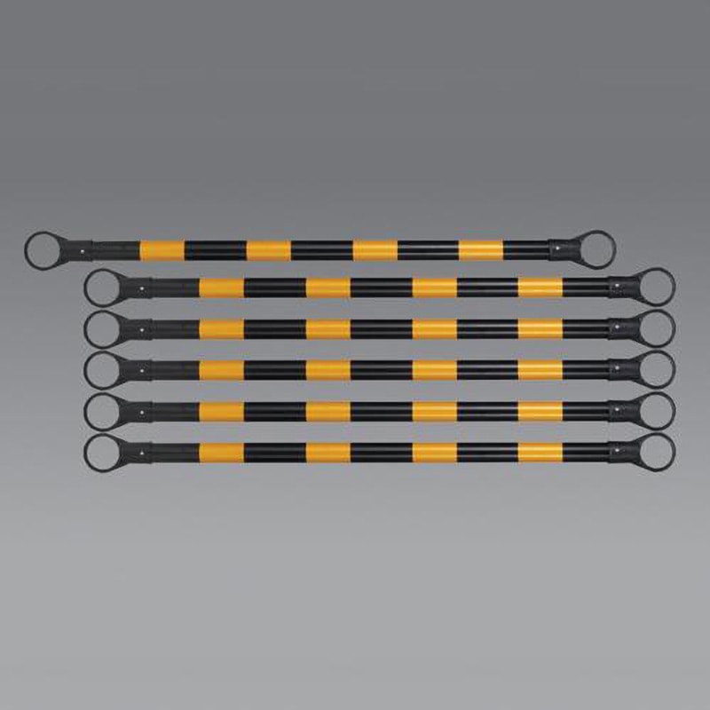 2.0m 太径ガードバー(黄/黒・6本) EA983FV-231 個人宅配送不可エスコ EA983FV-231 直送 代引不可 2．0m 太径ガードバー
