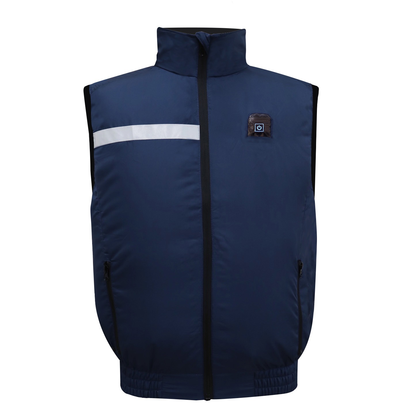 ファン付きウェア カゼクル フォークリフト用 グリーンクロス ネイビー色 ベスト サイズ4L-5L 15,330円