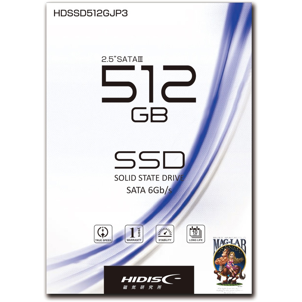 HDSSD512GJP3 内蔵SSD 2.5インチ SATA 6Gb/s HIDISC 512GB - 【通販