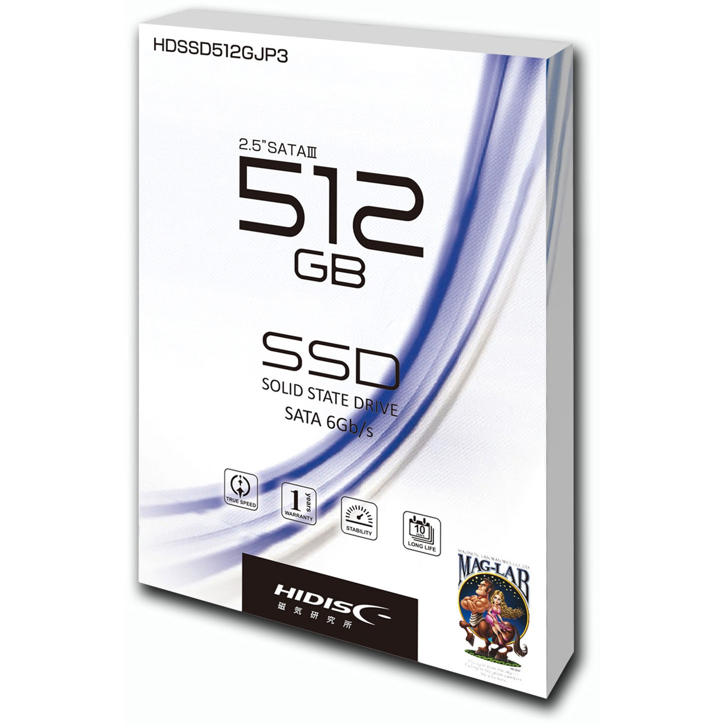 HDSSD512GJP3 内蔵SSD 2.5インチ SATA 6Gb/s HIDISC 512GB - 【通販