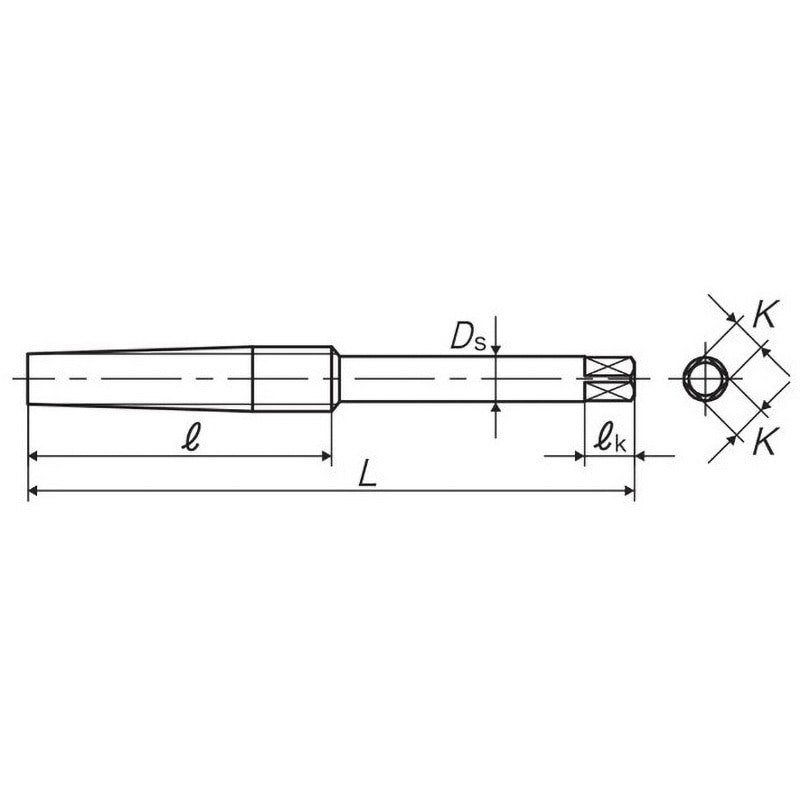 SL LH TR28×5 台形ねじ用通り穴用スパイラルタップ 左ねじ用 SL LH Tr ヤマワ(YAMAWA) ノンコーティング 呼び寸法TR28×5  - 【通販モノタロウ】