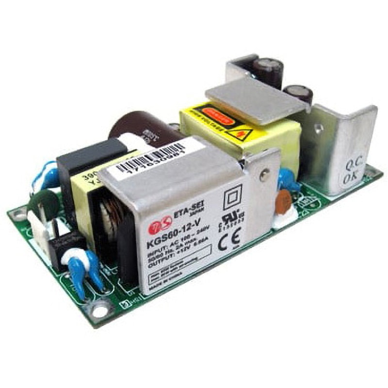 KGS60-24-V AC/DCコンバータ 小型・ピーク負荷対応低待機電力 KGシリーズ アルス(イーター電機) AC100～240V 60W AC85～264/DC110～350V   KGS60-24-V