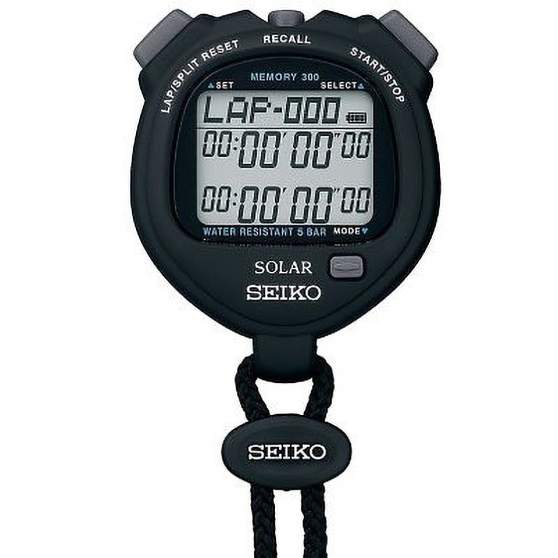 レンタル】デジタルストップウォッチ(ソーラー充電型) 校正証明書付