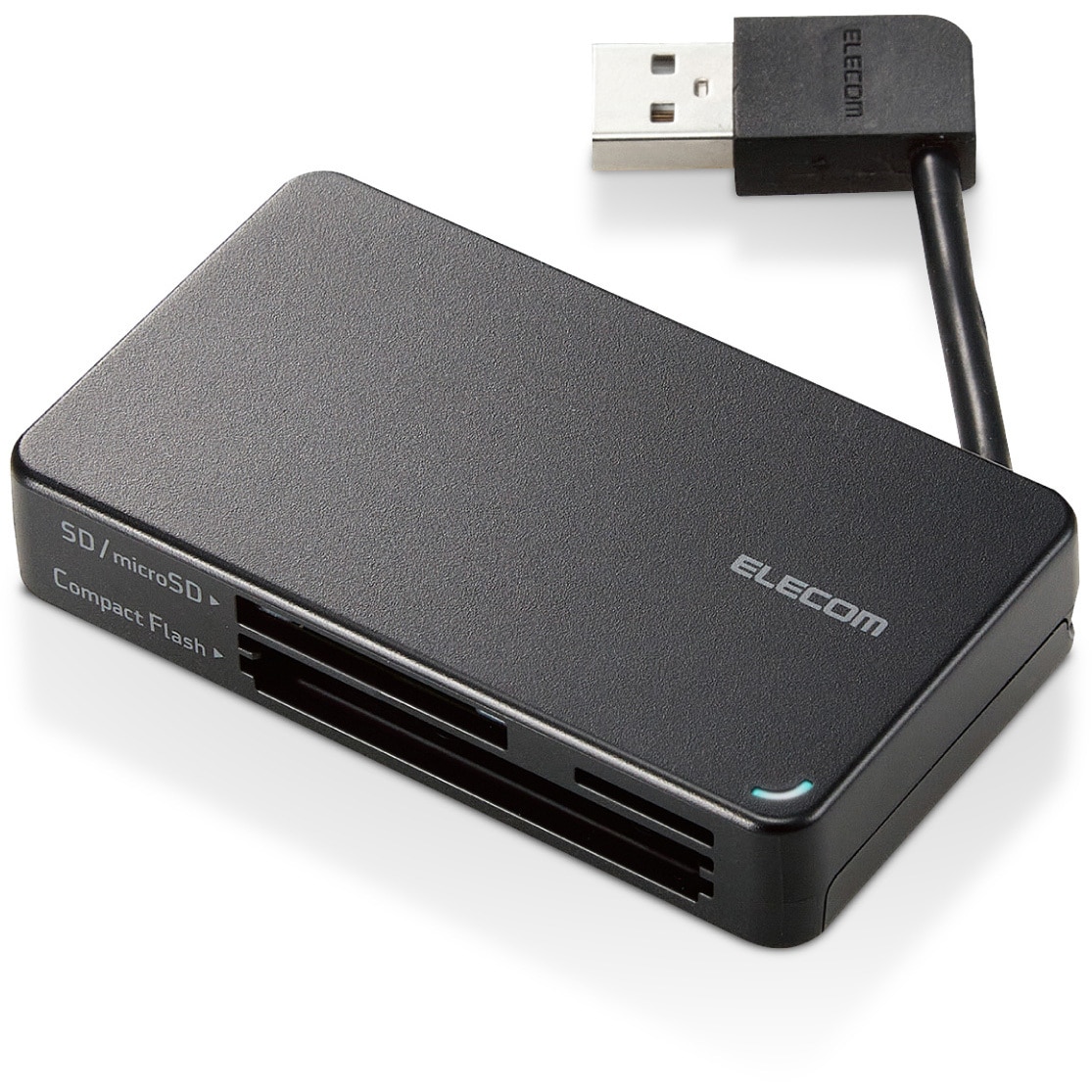 MR-K304BK カードリーダー USB2.0 ケーブル収納タイプ Windows11 Mac