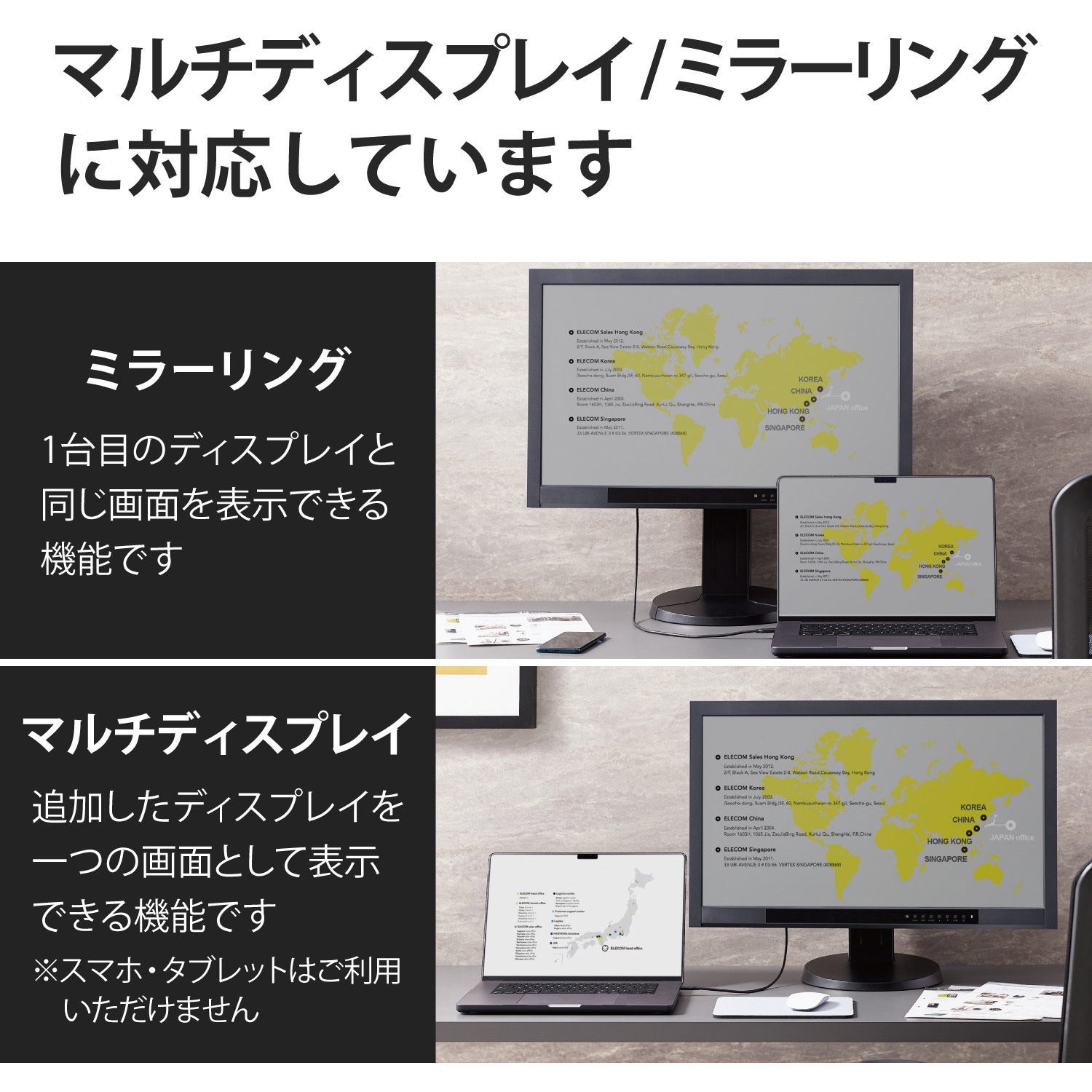 MPA-CHDMI10BK 変換ケーブル USB Type-C to HDMI ミラーリング対応 ストリーミング対応 60Hz 【 Macbook ・  iPad 他】 1個 エレコム 【通販モノタロウ】