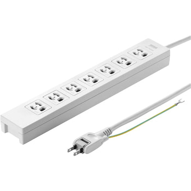 TAP-F37-3SR 電源タップ サンワサプライ 7口 3P抜け止め プラグ形状2P