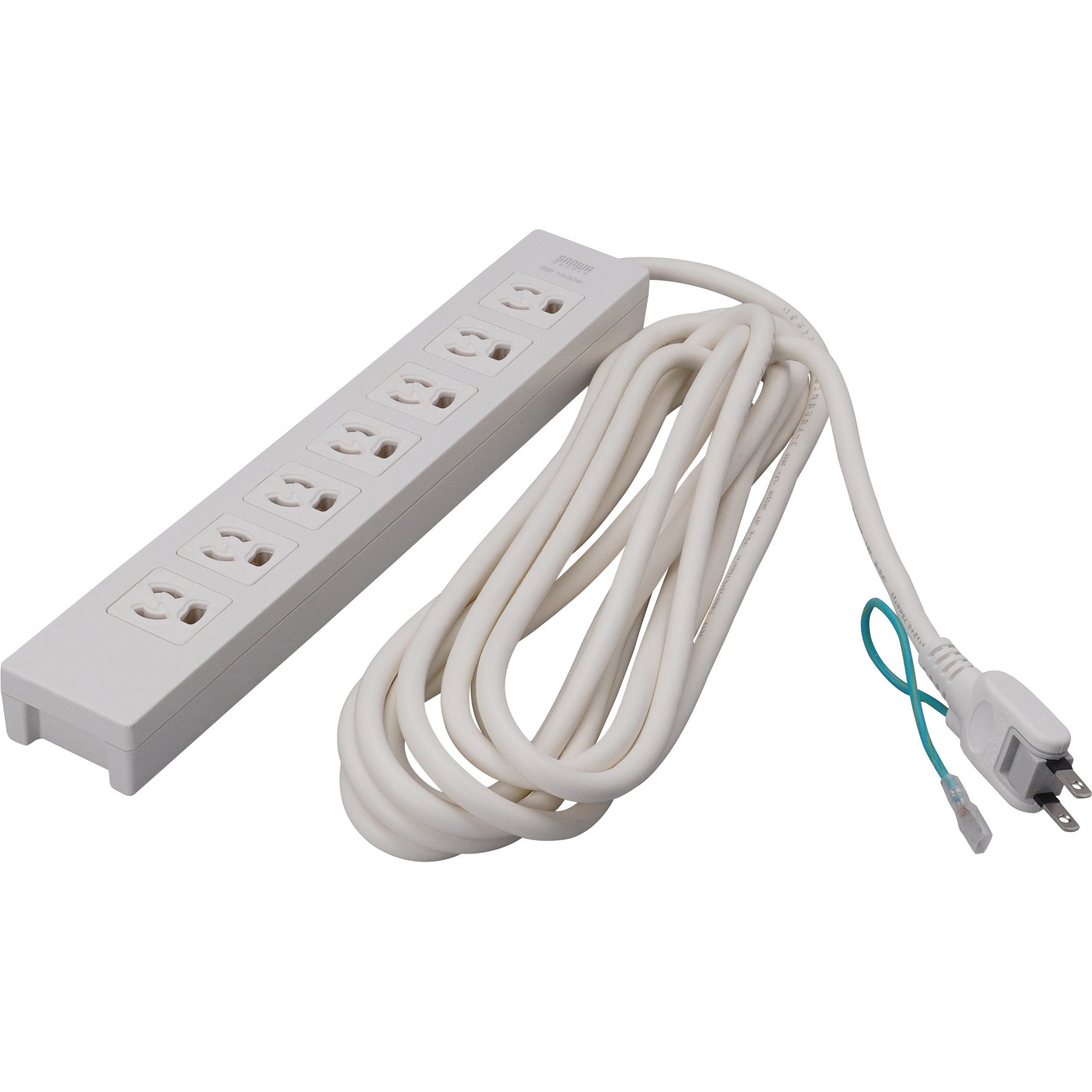 TAP-F37-3R【電源タップ（3P・7個口・3m）】雷ガード内蔵タップ