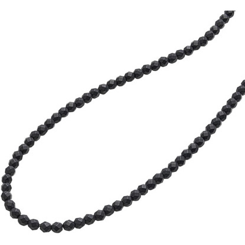 ブラックラバー製のネックレス、メタルパーツ付き。 サイズ47cm ブラックスピネル ロングネックレス 80cm or 100cm メンズ
