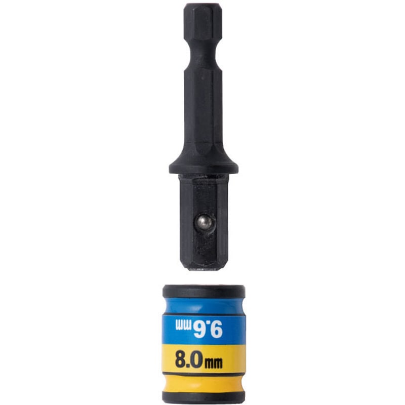 カゲソ KS5651M カエソケ51mm(六角M5とM6用が使えるソケット) 磁石付 若井産業