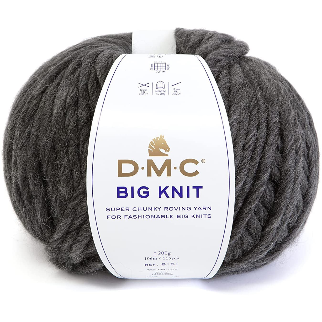 DMC8151 ビッグニット 毛糸 DMC 混率アクリル80/ウール20% - 【通販