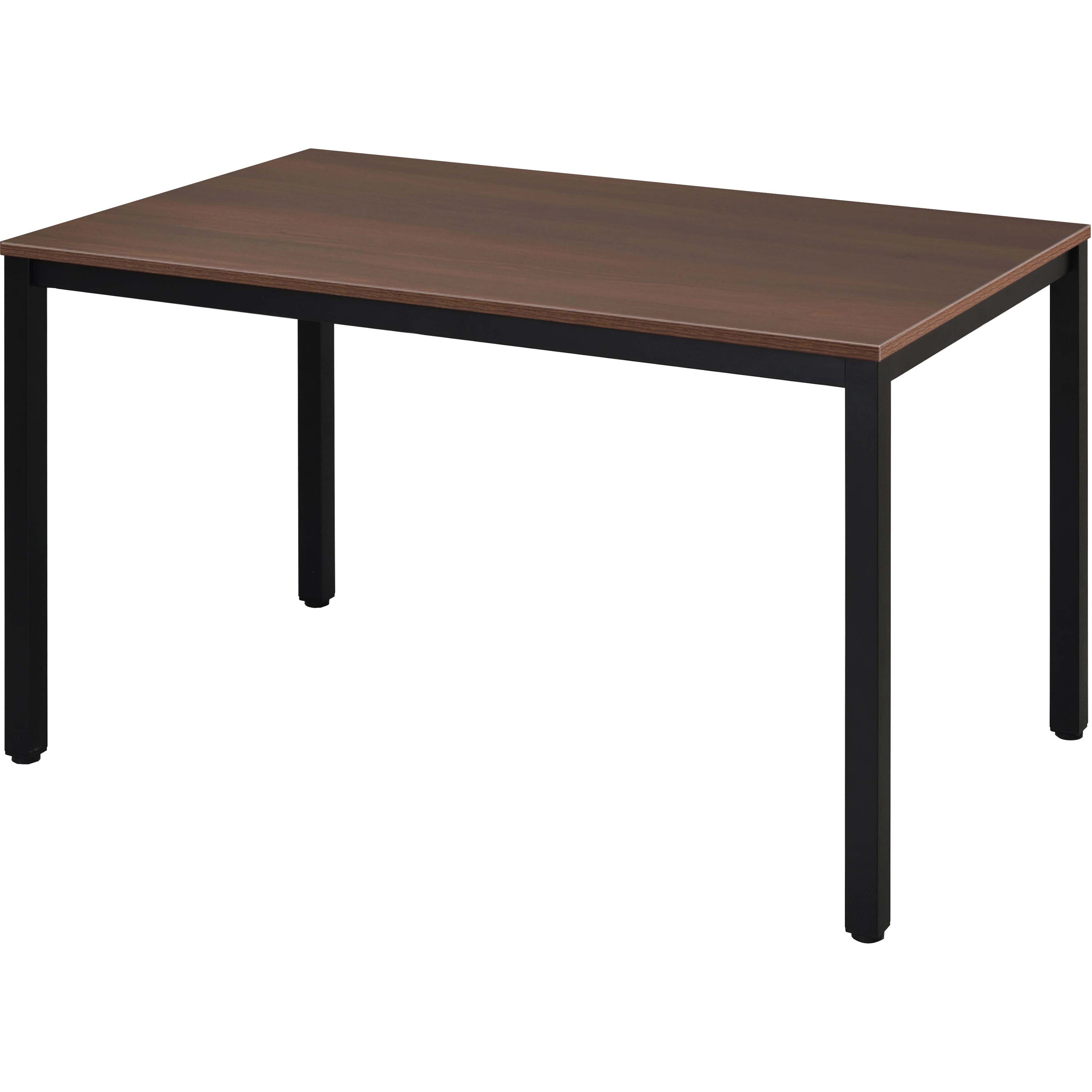 RFD2-1275DB2TBL ミーティングテーブル ブラック脚 アール・エフ・ヤマカワ ダークN(ダークⅡ)色 高さ700mm幅1200mm奥行750mm  RFD2-1275DB2TBL