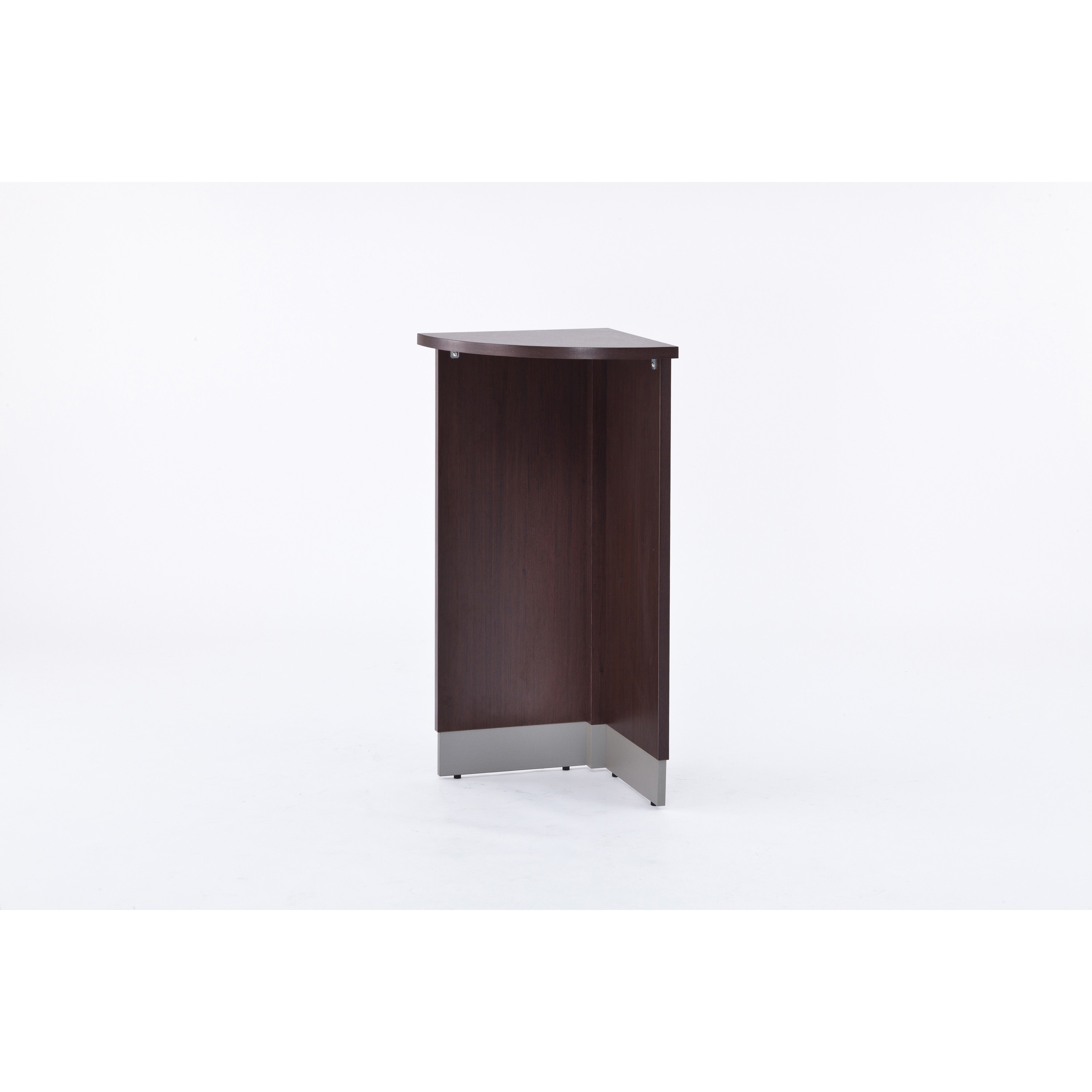 Z-SHHC-CND2 ノルム ハイカウンターⅡ コーナー アール・エフ・ヤマカワ ダークA色 高さ1000mm幅450mm奥行450mm  Z-SHHC-CND2