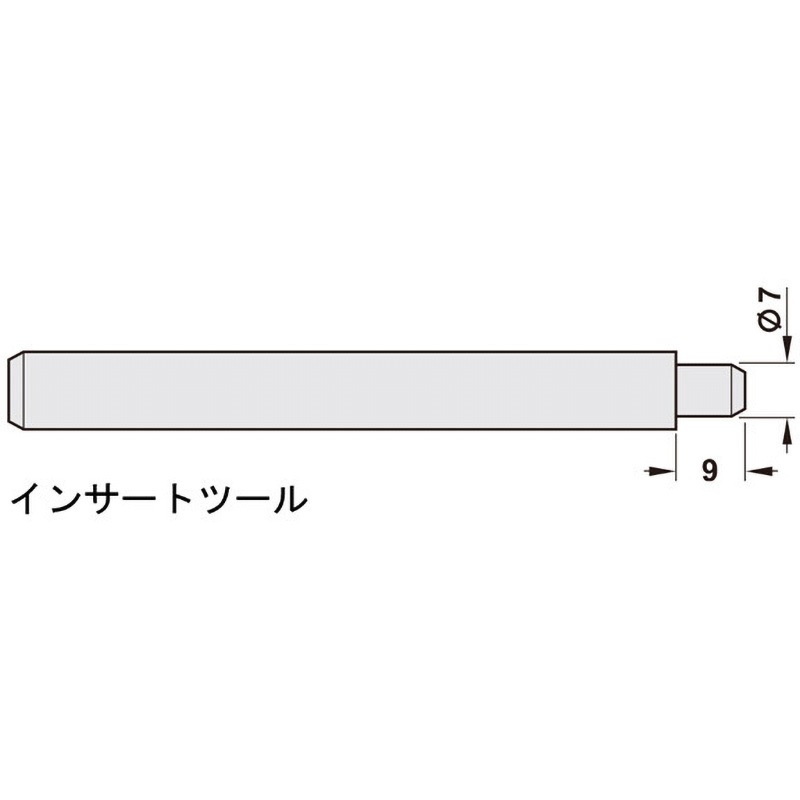 006.36.752 棚ダボ 木製棚用 差し込み スリーブ用特殊工具 1個 ハーフェレ 【通販モノタロウ】