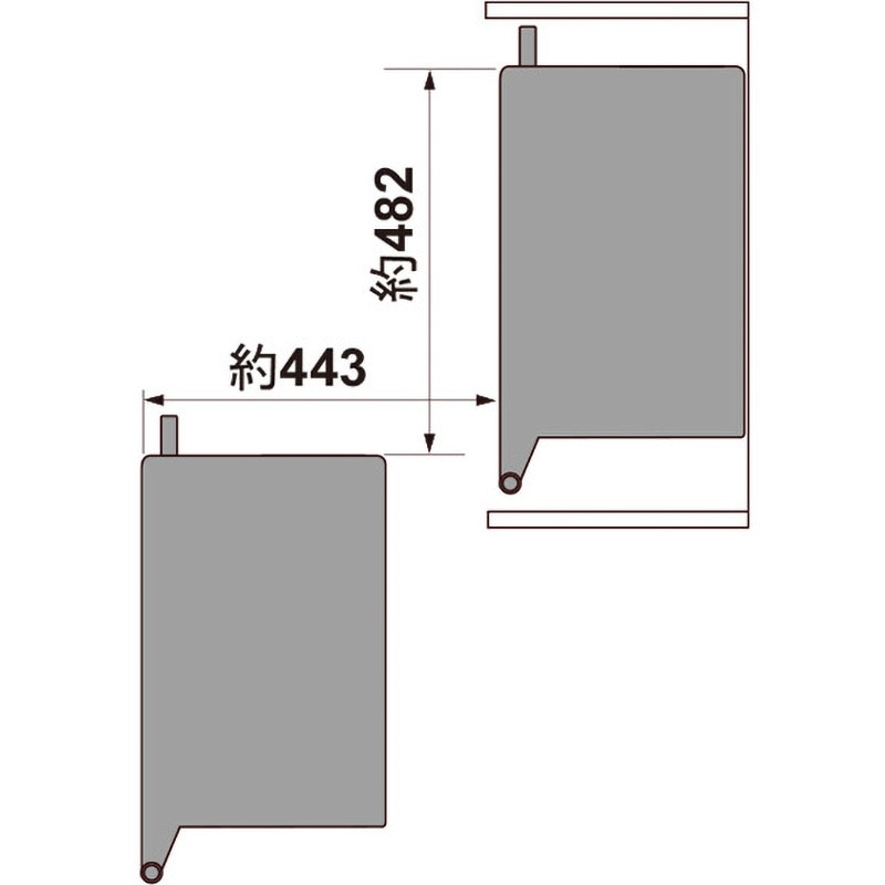 504.63.701 昇降式吊戸棚 リフトシステム ハーフェレ 耐荷重15kg