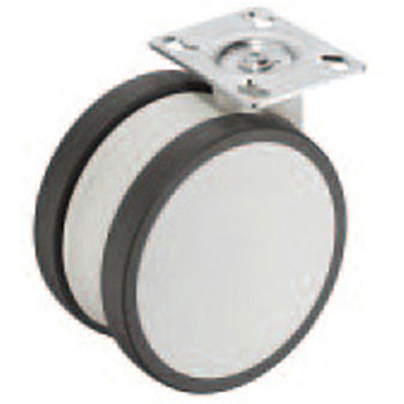 661.85.520 双輪キャスター 耐荷重125kg ハーフェレ 取付高138mm