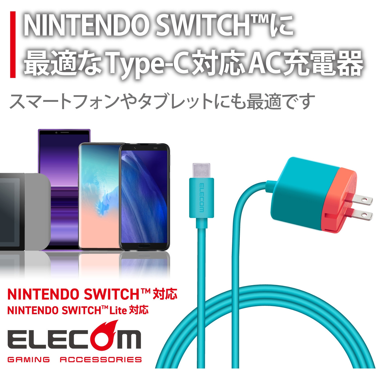 Nintendo Switch Lite ブラック 本体 充電ケーブル付き（Switch