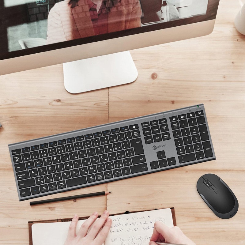 iClever ワイヤレスキーボード＆マウス「ブラック」5台セット iClever ワイヤレスキーボード＆マウス「ブラック」5台セット Amazon