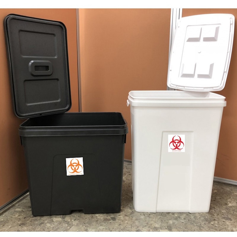 J2480-RD バイオハザードステッカー(100枚) セーフラン安全用品 液状