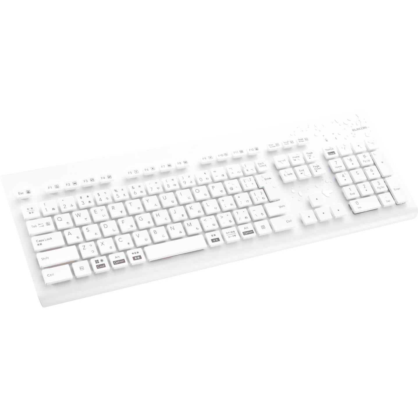 TK-WS03BMKWH キーボード 無線 Bluetooth メンブレン式