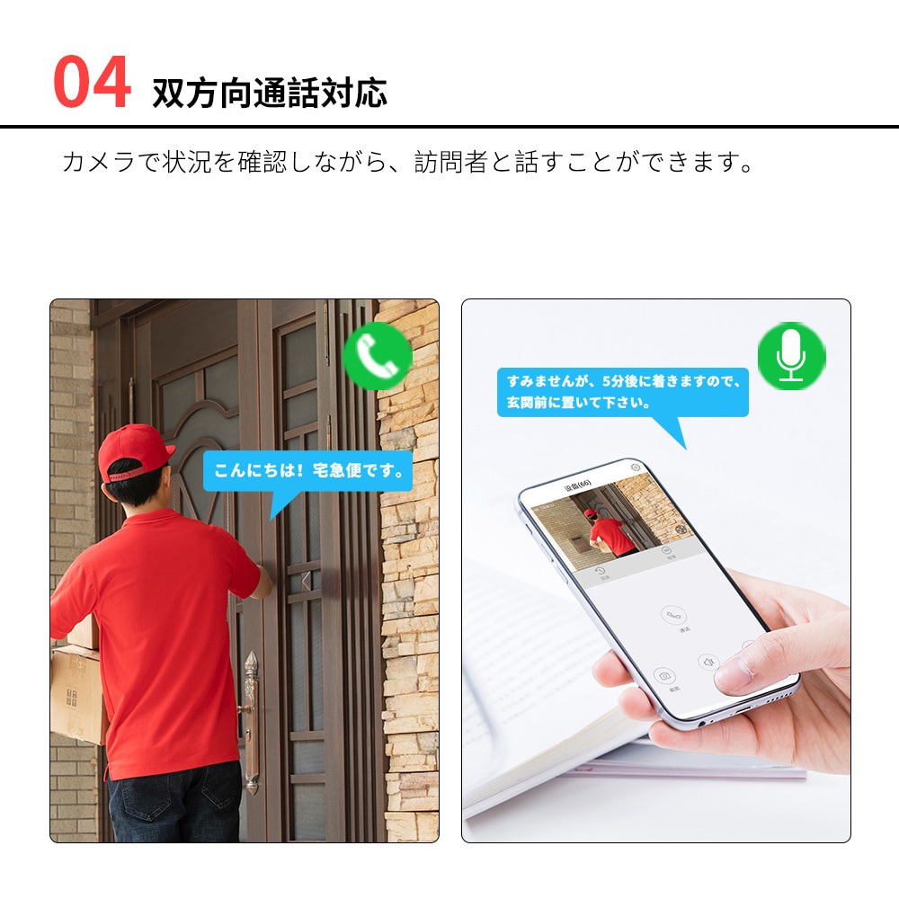 JA-CA43 Wi-Fiネットワーク屋内IPカメラ 単品 室内カメラ 防犯カメラ