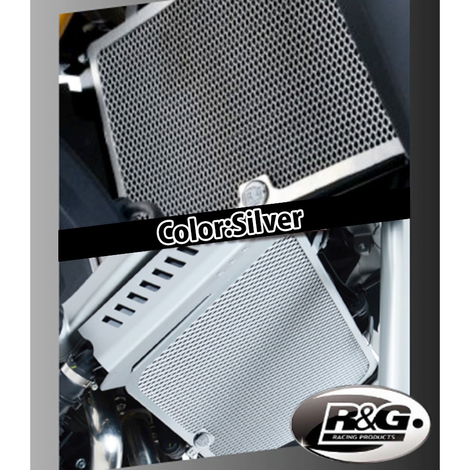 RAD0252SI Radiator Guards R&G RACING PRODUCTS 適合車種KYMCO AK550(18-) 色SILVER