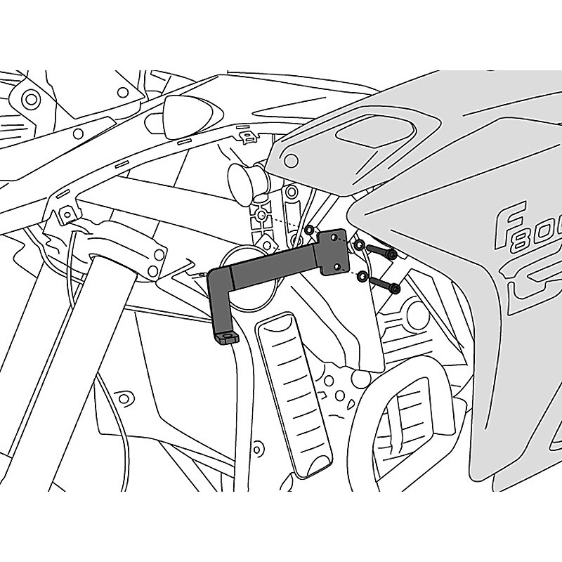 LAH.07.10100 Auxiliary Light Mounting Brackets 1個 DENALI