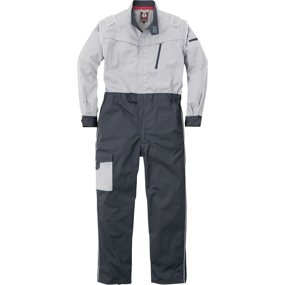 RS-360 長袖メカニックスーツ ROUND ONI 消臭・防臭 ライトグレー色 RS