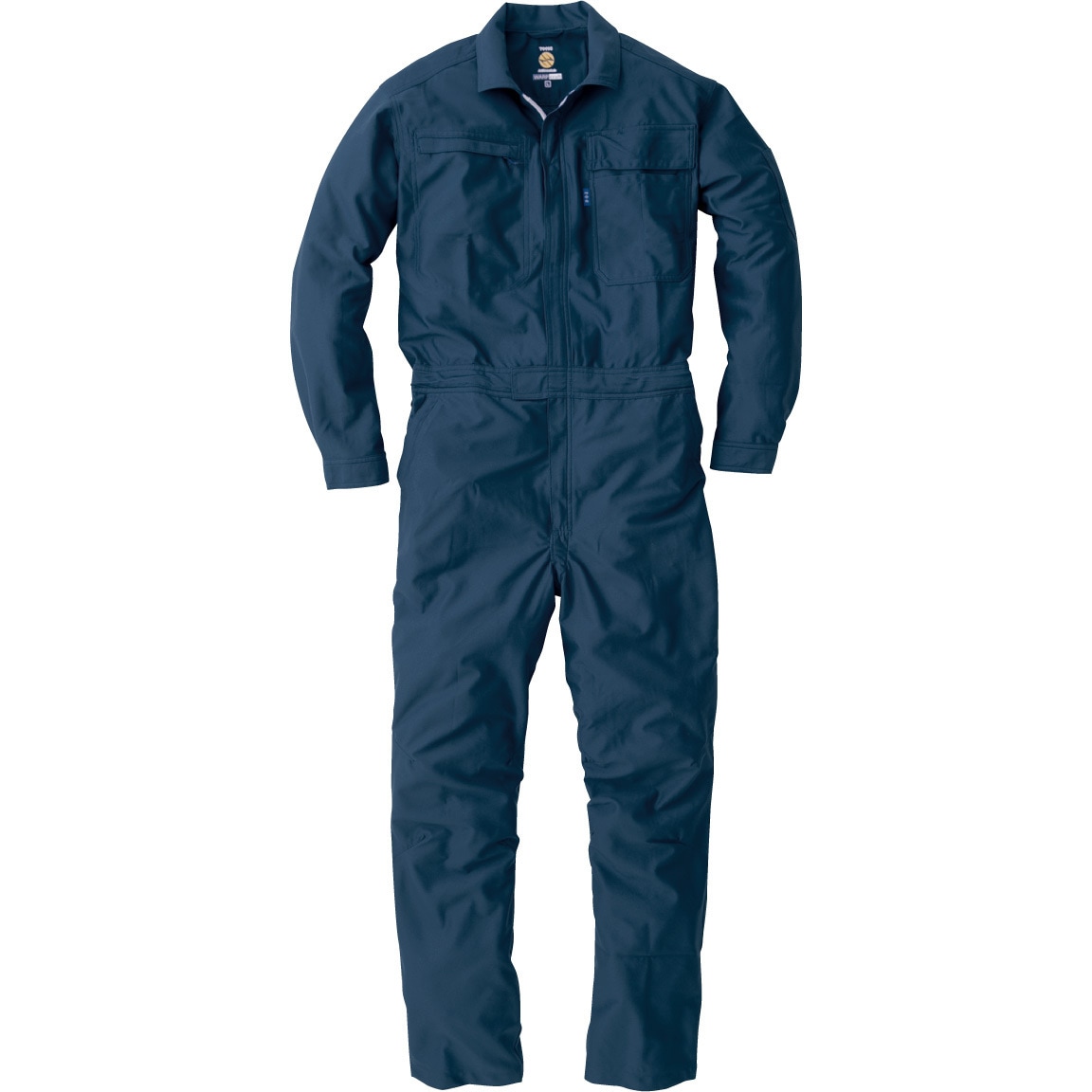 S-98 トリコット長袖ツナギ ROUND ONI ネイビー色 サイズS着丈48cm  S-98