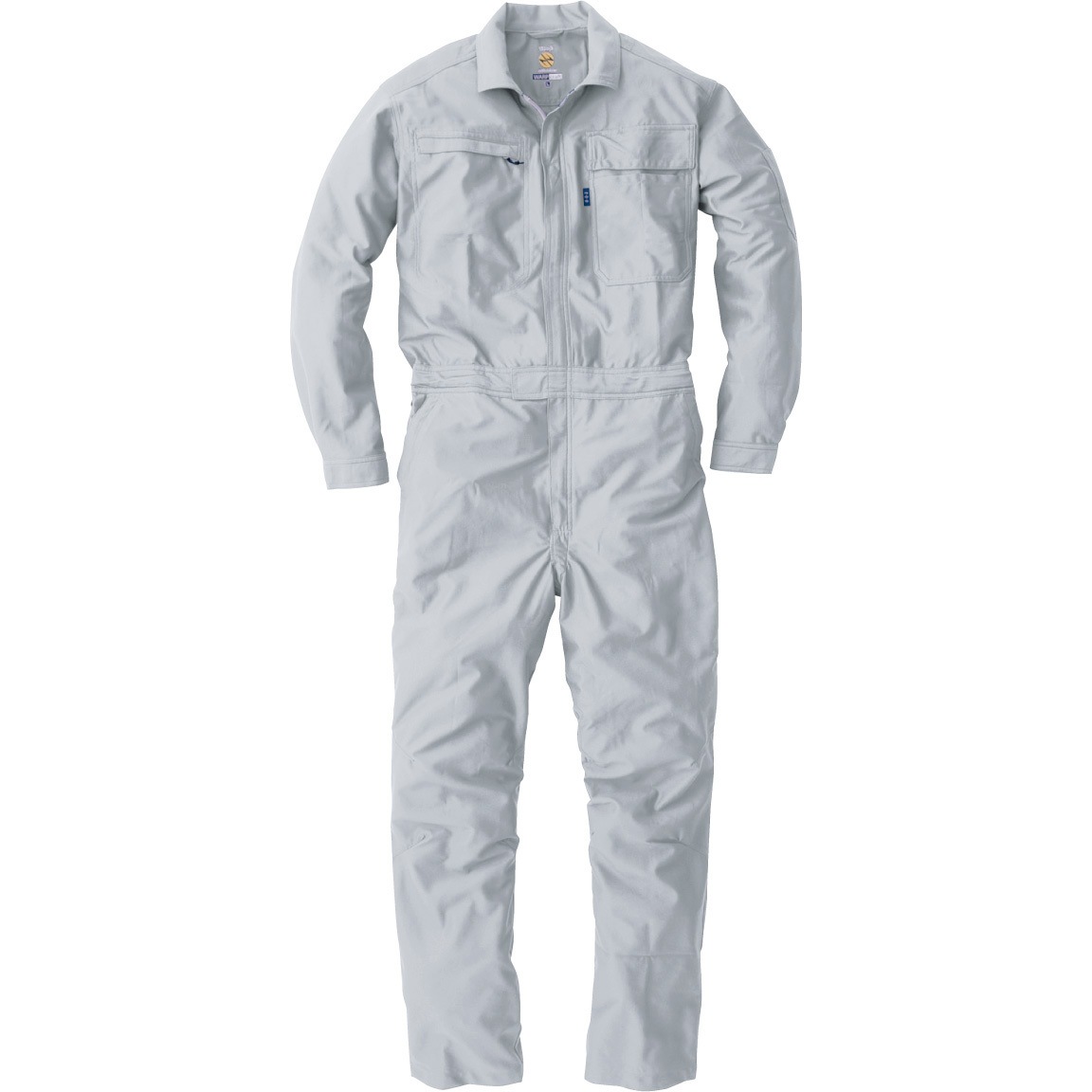 S-98 トリコット長袖ツナギ ROUND ONI シルバー色 サイズBLL着丈55cm  S-98