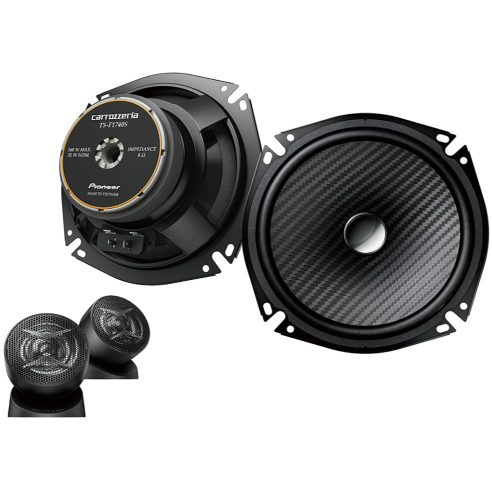 Pioneer TS-F1740S 17cm スピーカー　ツイーター TS-F1740S-2 17cmセパレート2ウェイスピーカー Pioneer(パイオニア) 1