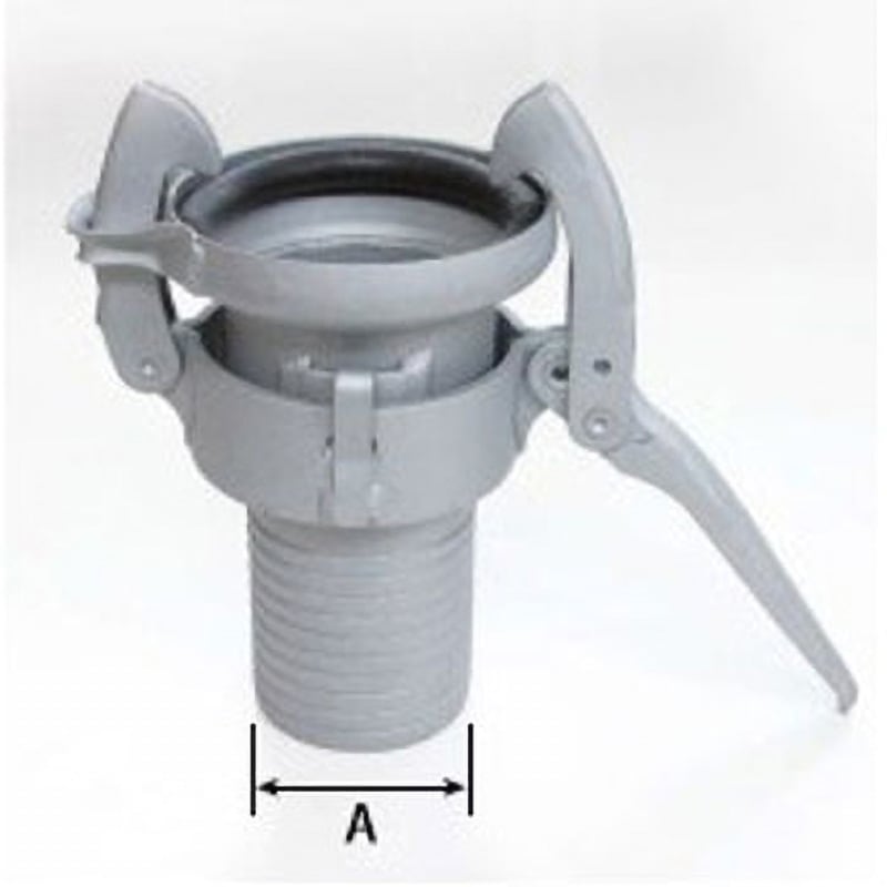 MN50x38 Oリング付(材質CR) 継っ手カップリング 鉄製[メス] 1個 カクイチ 【通販モノタロウ】