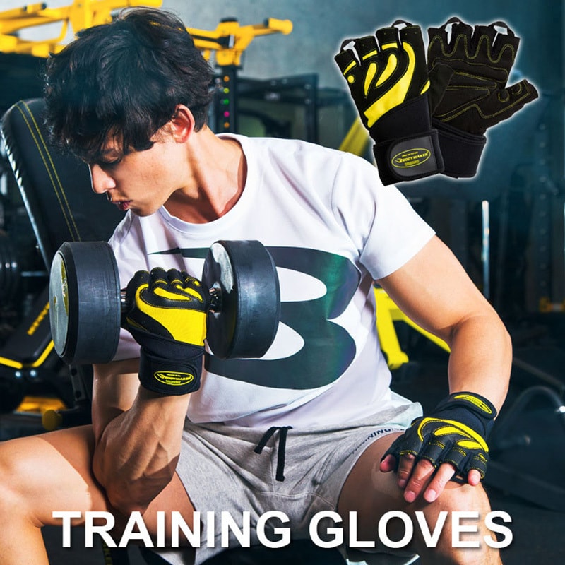 TG162LBK トレーニンググローブ リストラップ BODYMAKER