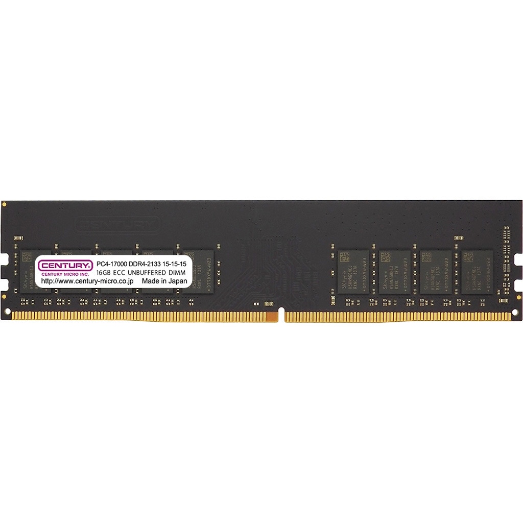 SV/WS用 PC4 DDR4 288p EDIMM 1.2v 16GB 1R CENTURY MICROY MICRO