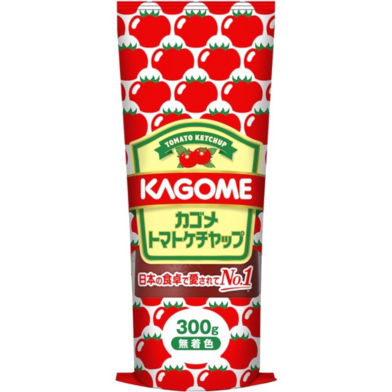 4901306010525 カゴメ トマトケチャップ チューブ入り 300g x10 1箱