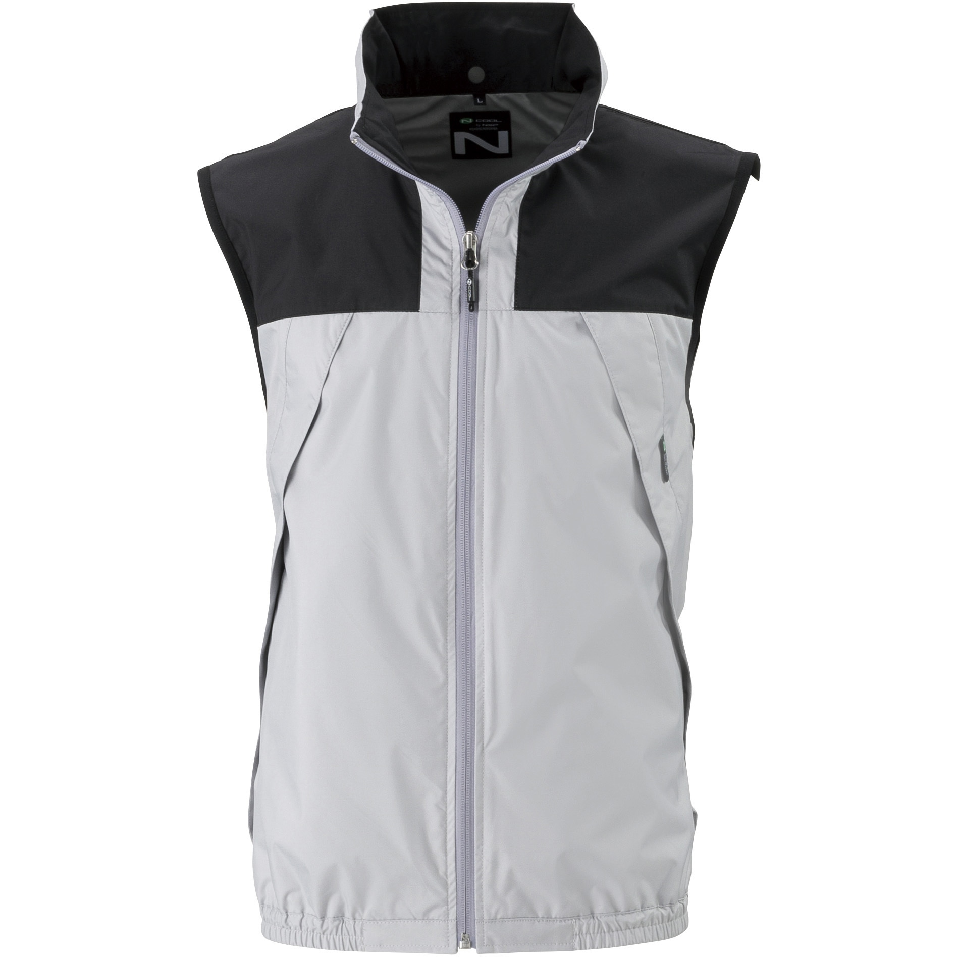 NC-1122/シルバー/M + SKSP02B Nクールウェア 上部ファン(ベスト