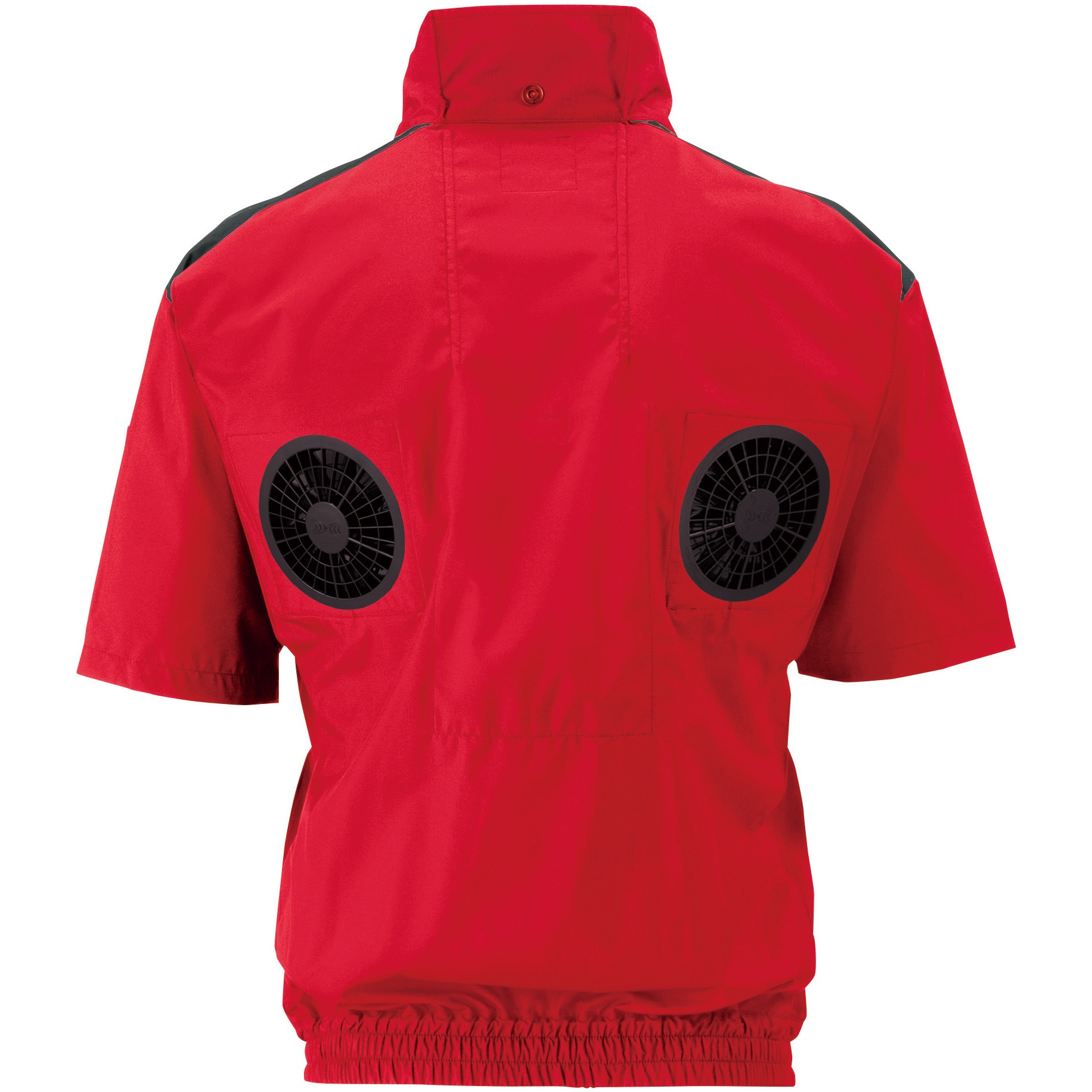 ND-1122/レッド/5L Nクールウェア 上部ファン(半袖) 1着 NSP 【通販