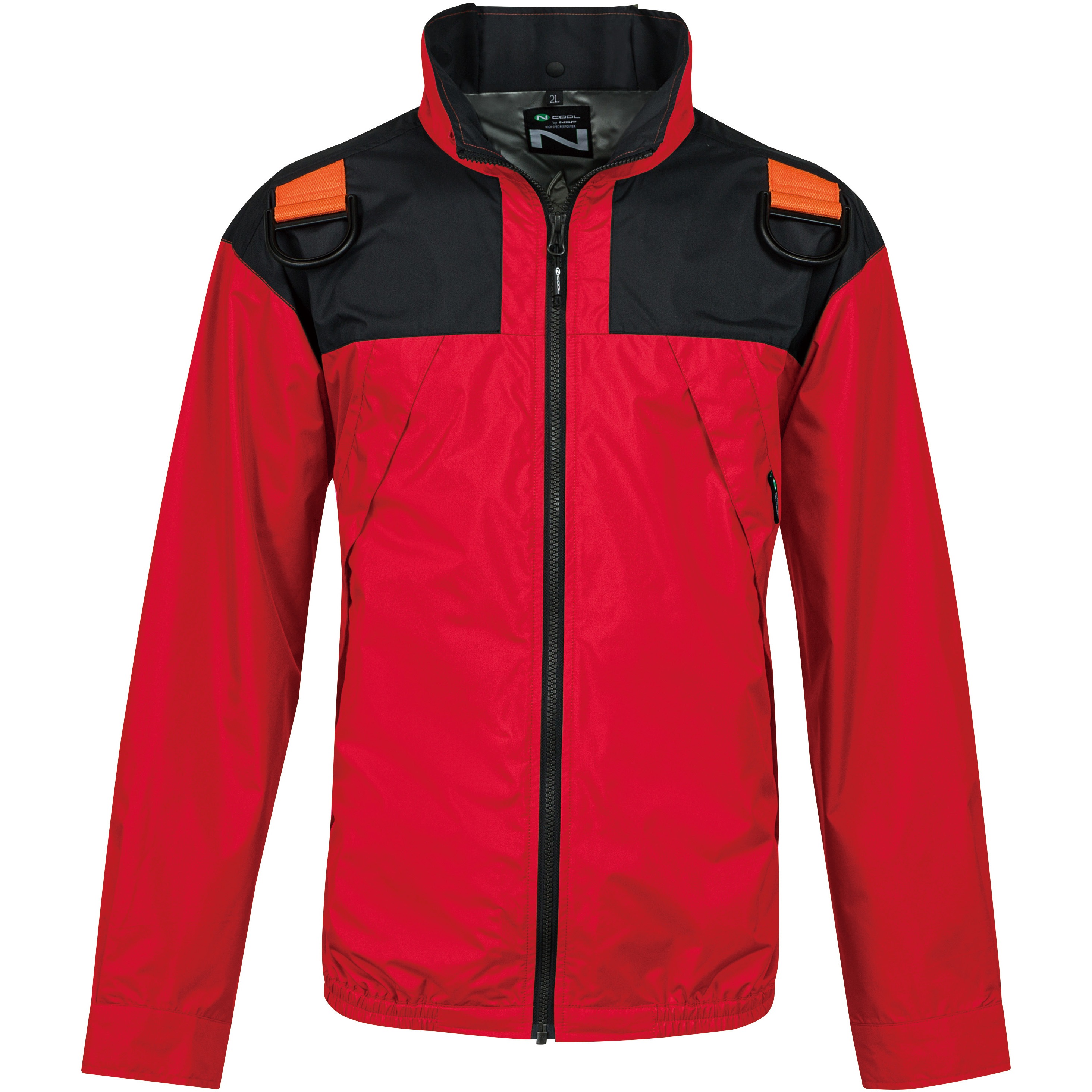 NA-1131/レッド/3L + SK00012K50 Nクールウェア フルハーネス対応(長袖