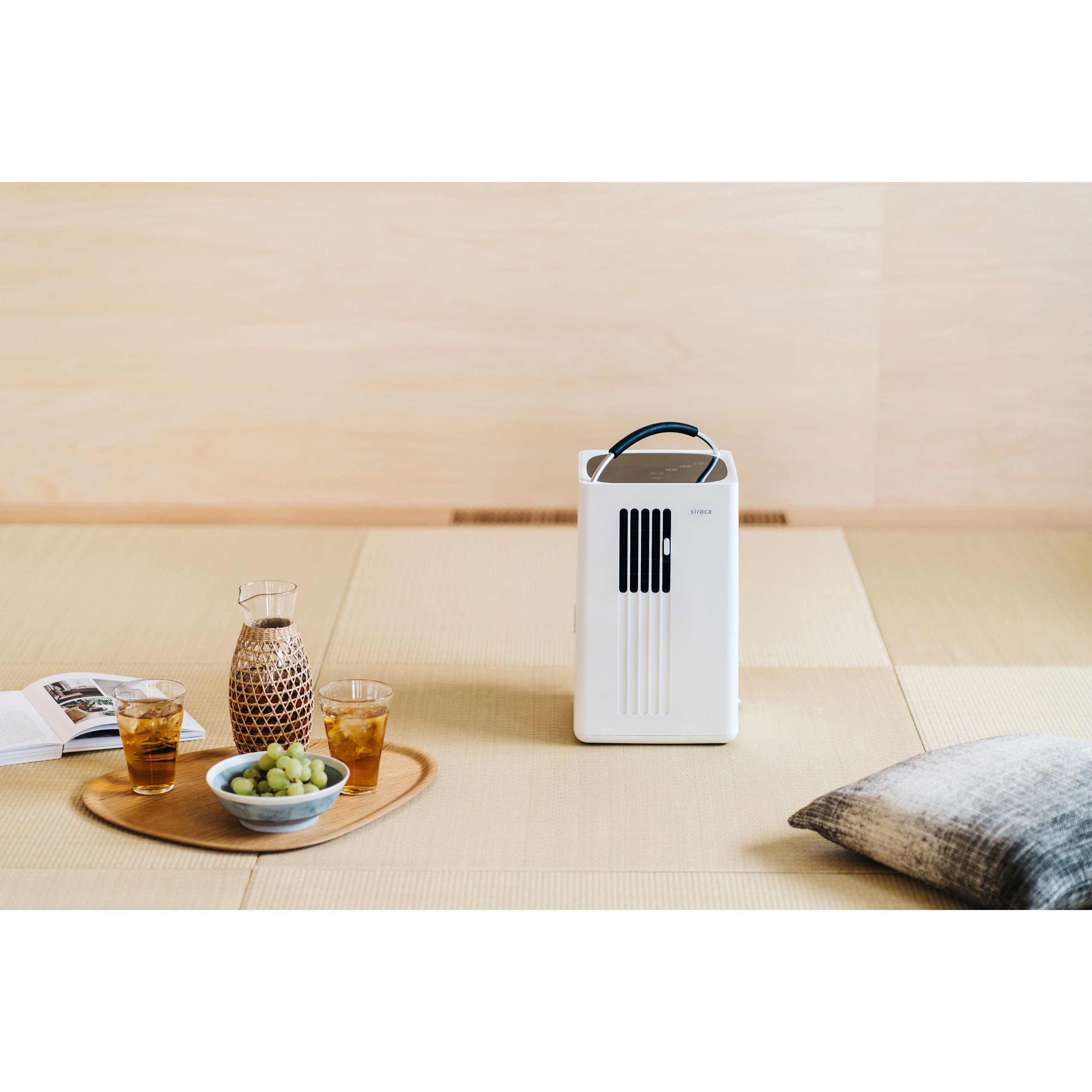 SY-D151(W) 除湿機能付きポータブルクーラー siroca 送風口数1口 電源
