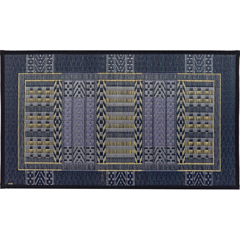 玄関マット 81816302 国産い草玄関マット オリエンタル 萩原 滑り止め効果あり