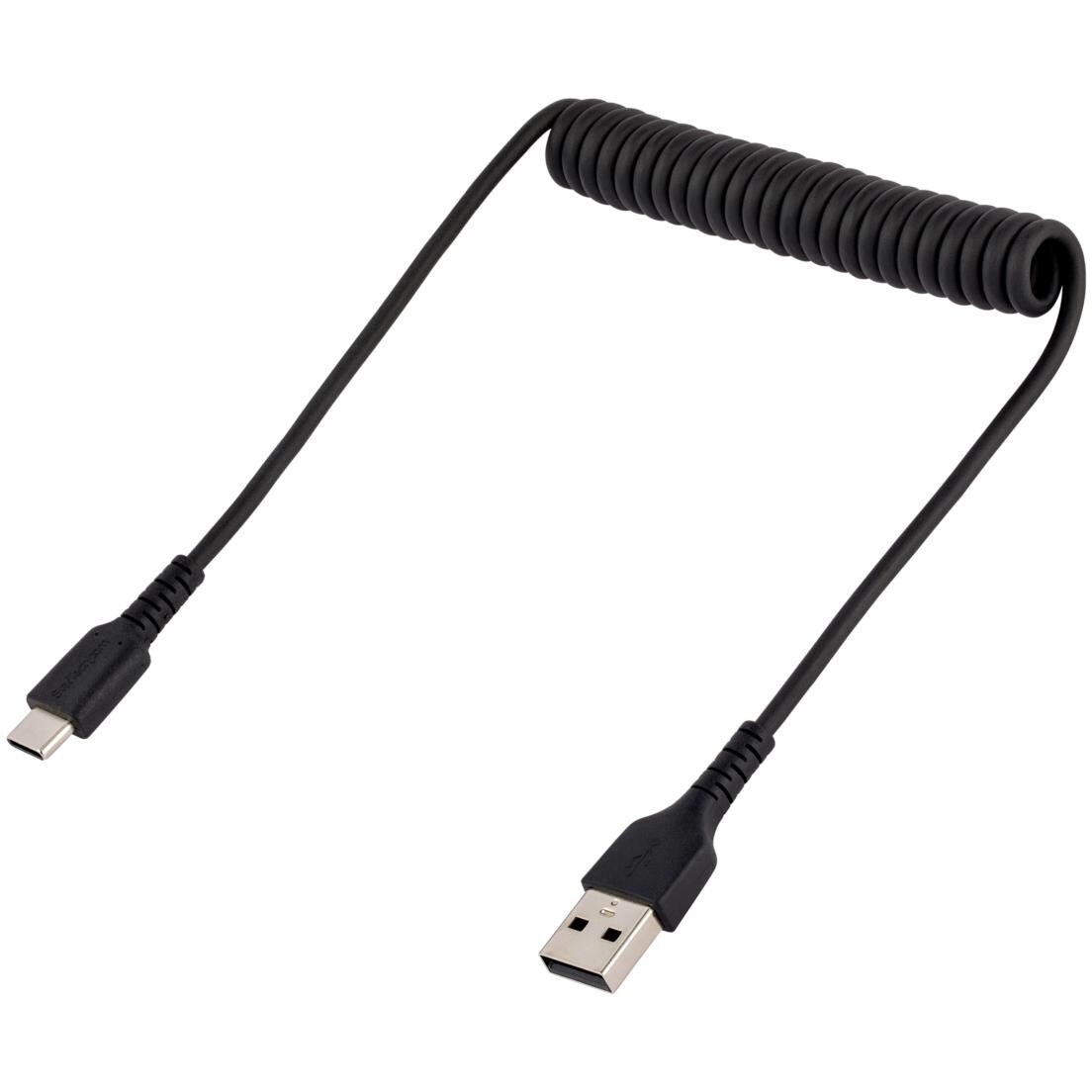 R2ACC-50C-USB-CABLE 高耐久USB-A - USB-Cケーブル/コイル(伸縮 R2ACC-50C-USB-CABLE 高耐久USB-A - USB-Cケーブル/コイル(伸縮