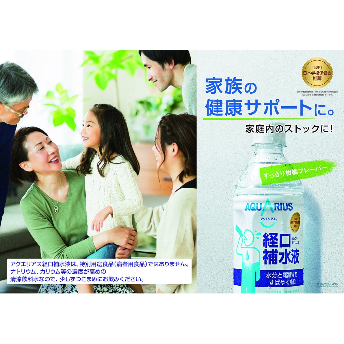 53065 アクエリアス経口補水液 1本(500mL) コカ・コーラ 【通販