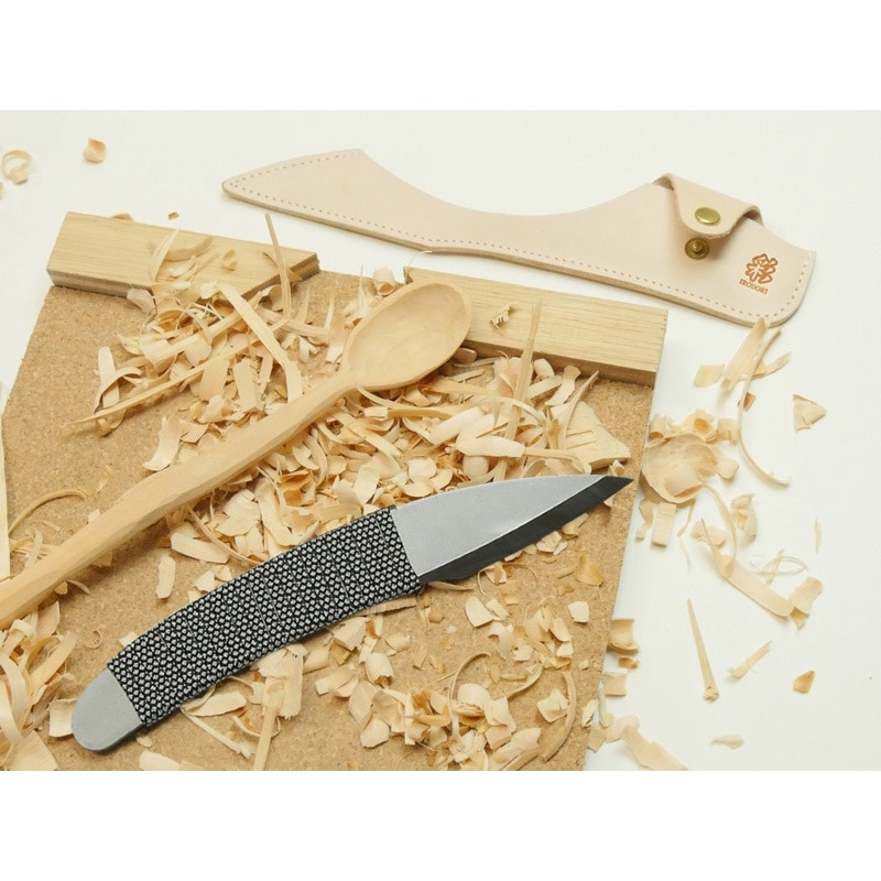 一刀彫 義春刃物 マルイチ 彫刻刀 6本組セット レザーケース入り S-6 | ゆめ画材