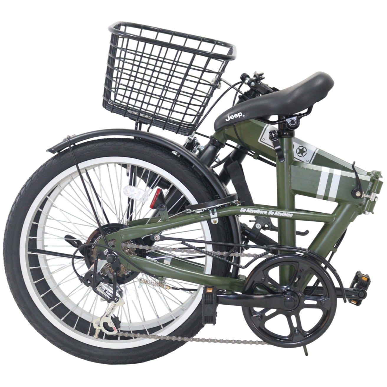 JE-206GB-TC 防災サイクル 20型 6段変速付き折りたたみ自転車