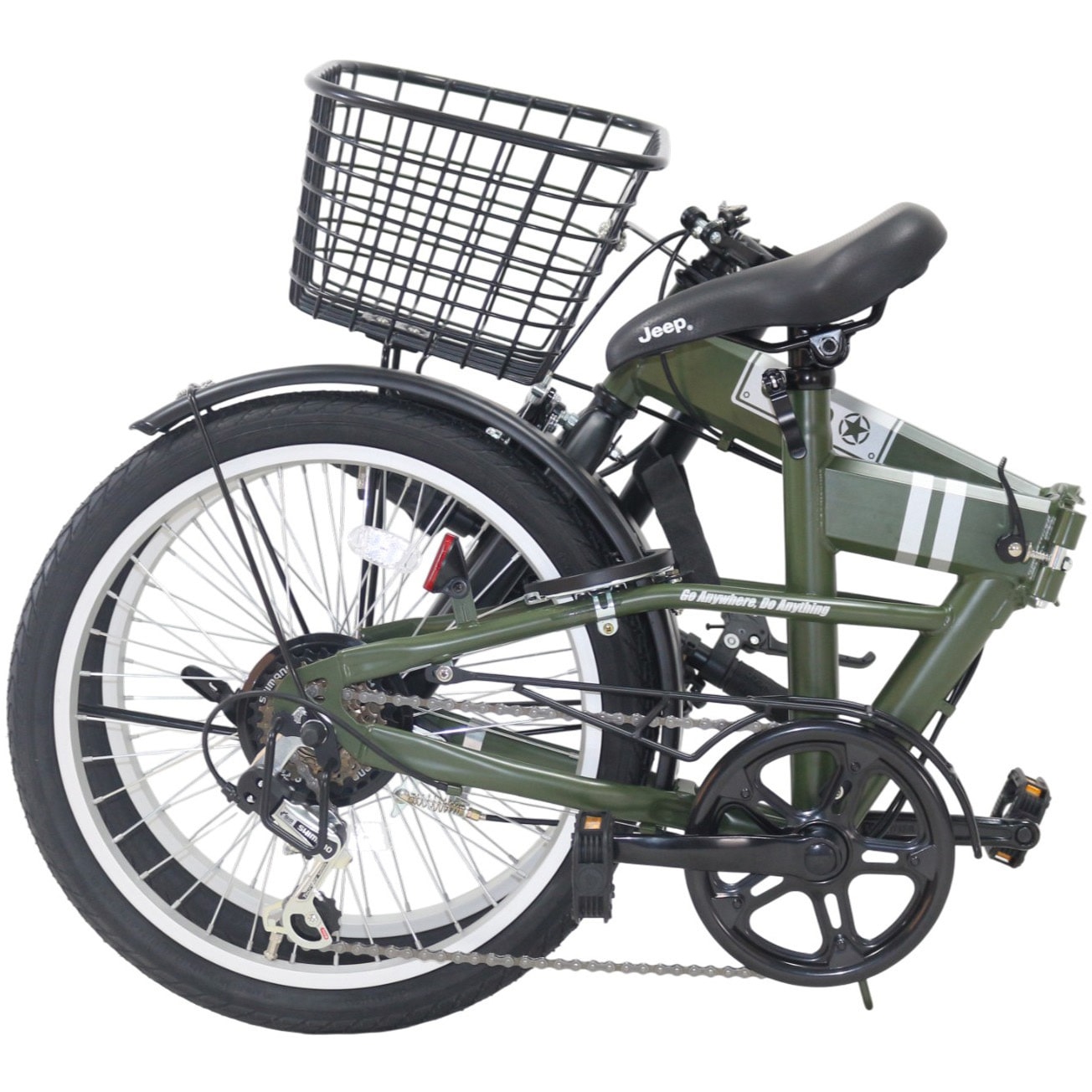 JE-206GB-TC 防災サイクル 20型 6段変速付き折りたたみ自転車